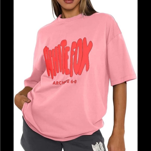 White Fox Archive 6.0 Pink T-shirt / Graphic Tee - Picture 2 of 6